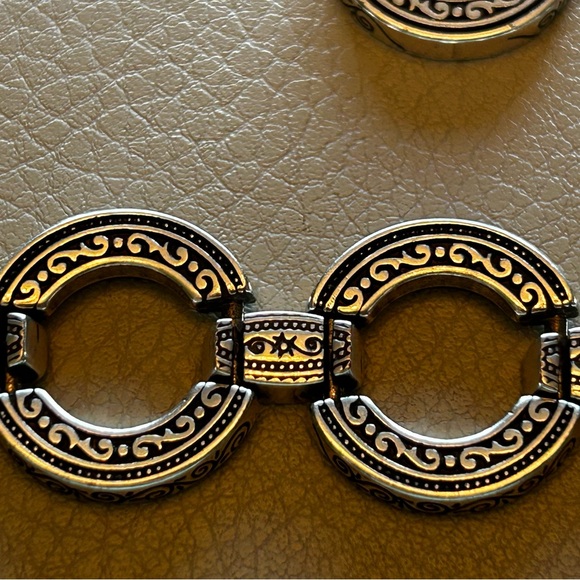 Brighton Vintage Central Park Silver Bracelet and Matching Earrings - Picture 2 of 9